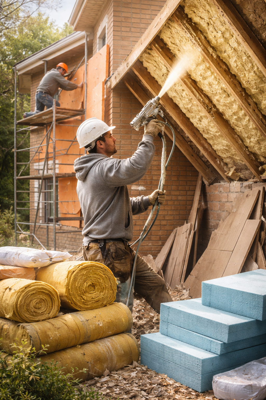 Утепление домов в Комсомольске-на-Амуре под ключ от 4286 руб/м2 | Профессионально — ТепломастерКмс