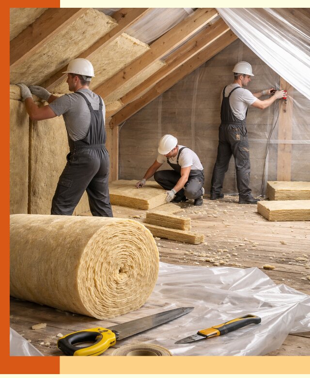 Профессиональное утепление мансарды в Комсомольске-на-Амуре качественно и надежно