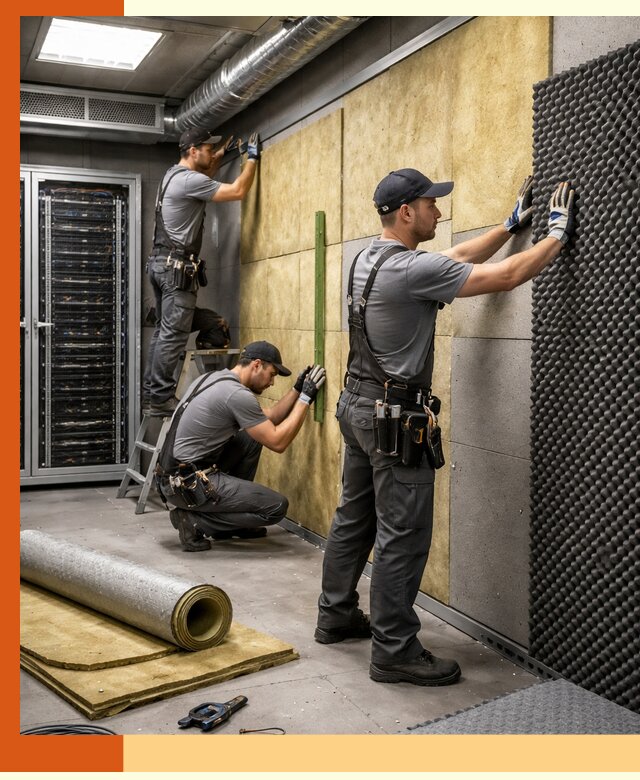 Утепление серверной комнаты профессионально в Комсомольске-на-Амуре