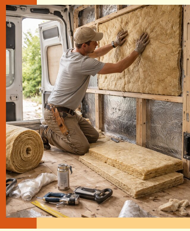 Утепление кемпера под ключ в Комсомольске-на-Амуре с гарантией качества