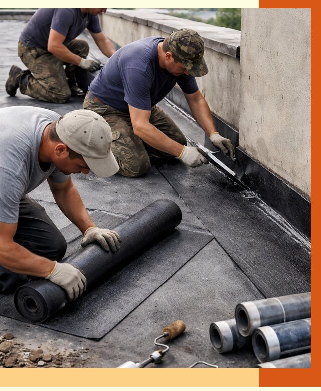 Гидроизоляция кровли в Комсомольске-на-Амуре от 4592 руб. — профессиональная гидроизоляция крыши | ТепломастерКмс