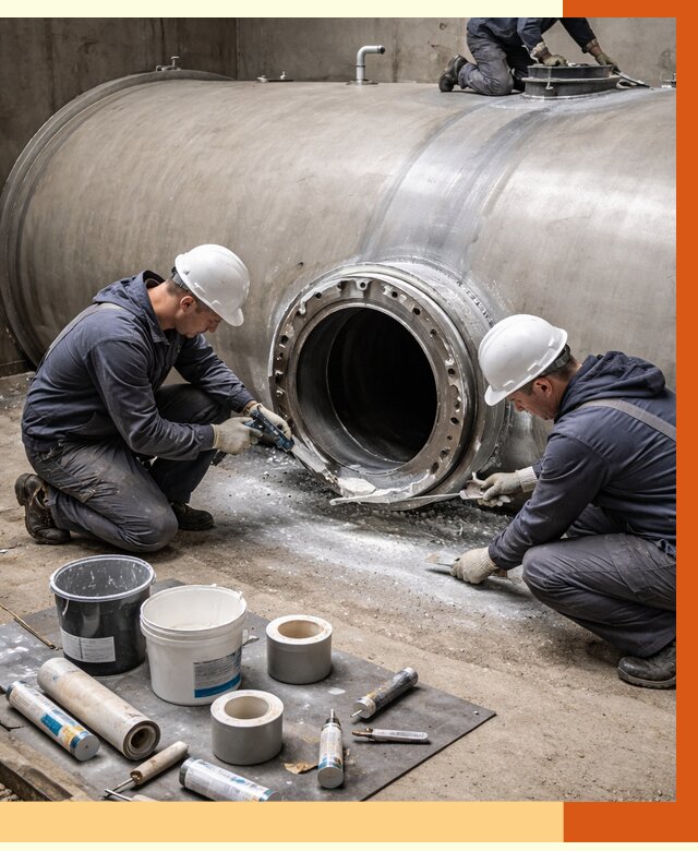Гидроизоляция резервуара с топливом в Комсомольске-на-Амуре от 76530 руб. под ключ | ТепломастерКмс